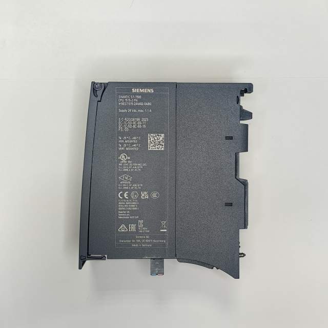 SIMATIC S7-1500, центральный процессор CPU 1515-2 PN, ЦПУ с рабочей памятью 500 кБ для программы и 3 МБ для данных, 1ый интерфейс: PROFINET IRT с 2х-портовым коммутатором, 2ой интерфейс: PROFINET RT, производительность 30 нс на битовую операцию, для работ