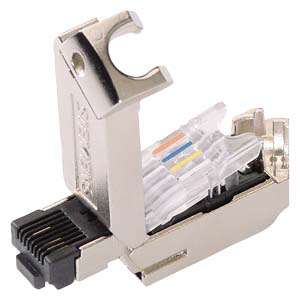 SIMATIC NET IE FC RJ45 PLUG 145, RJ45-ВИЛКА С МЕТАЛЛИЧЕСКИМ КОРПУСОМ ДЛЯ СИСТЕМ БЫСТРОГО ПОДКЛЮЧЕНИЯ, ВЫХОД КАБЕЛЯ 145 ГРАД., УПАКОВКА ИЗ 10 ШТУК