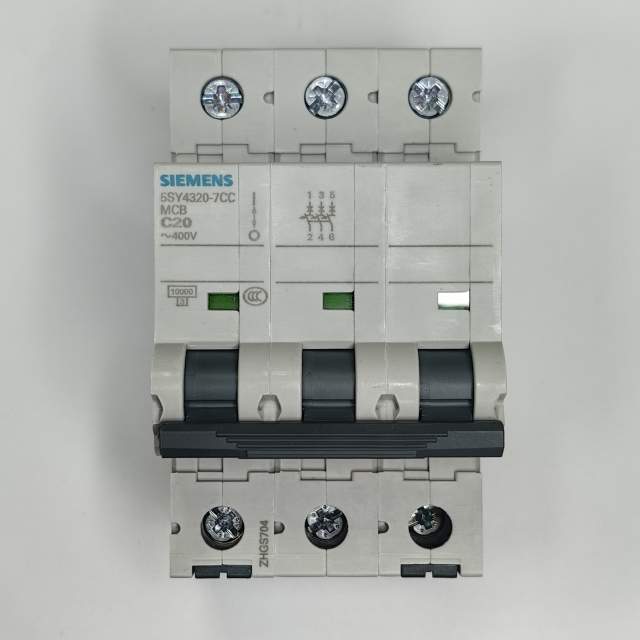 АВТОМАТИЧЕСКИЙ ВЫКЛЮЧАТЕЛЬ Iоткл.ном.=10КА 3-ПОЛЮСНЫЙ Iном=20А ТИП ЗАЩИТНОЙ ХАР-КИ=C Uном=400В АС  Ш