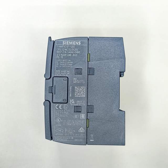 SIMATIC S7-1200, КОМПАКТНОЕ ЦПУ CPU 1214C DC/DC/DC, ВСТРОЕННЫЕ ВХОДЫ/ВЫХОДЫ: 14 DI =24 В, 10 DO =24 В, 2 AI =0 - 10 В, БЛОК ПИТАНИЯ: =20.4 - 28.8 В, ПАМЯТЬ ПРОГРАММЫ/ДАННЫХ: 75 КБ