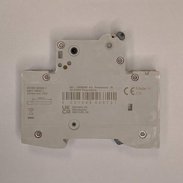 АВТОМАТИЧЕСКИЙ ВЫКЛЮЧАТЕЛЬ Iоткл.ном.=10КА 1-ПОЛЮСНЫЙ Iном=63А ТИП ЗАЩИТНОЙ ХАР-КИ=D Uном=400В АС  Ш